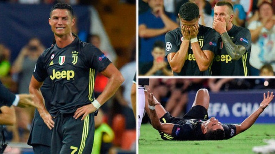 UEFA công bố án phạt chính thức dành cho C.Ronaldo - 1
C.Ronaldo chỉ bị treo gio 1 trận vì chiếc thẻ đỏ trong trận đấu với Valencia