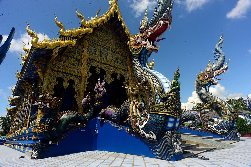 
Ngôi đền xanh nằm ở tỉnh Chiang Rai, Thái Lan.
