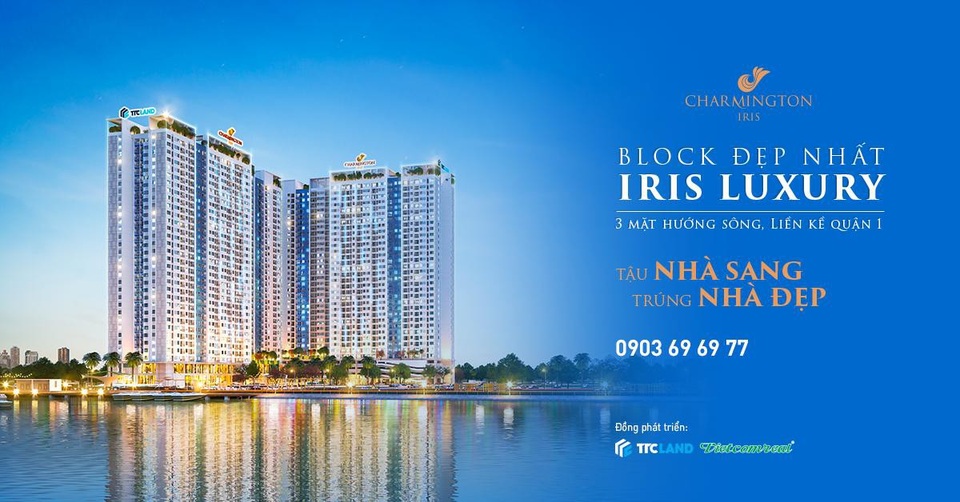 Charmington Iris bùng nổ ưu đãi với chiết khấu 3% và chương trình “Tậu nhà sang – Trúng nhà đẹp”