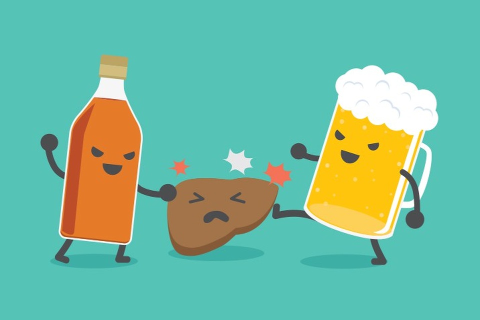 Bia rượu và tổn thương gan: Trả giá vì nuông chiều bản thân - 1
