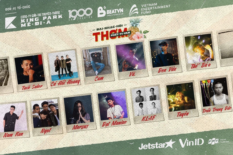 Lễ hội nhạc Indie Thơm Phết lần đầu đến với bạn trẻ Hà Nội - 2
Các nghệ sĩ có tiếng trong dòng nhạc Indie sẽ góp mặt trong festival này