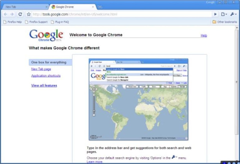 Google Chrome: Hành trình 10 năm từ vô danh trở thành trình duyệt web hàng đầu thế giới - 1 Chrome phiên bản đầu tiên.