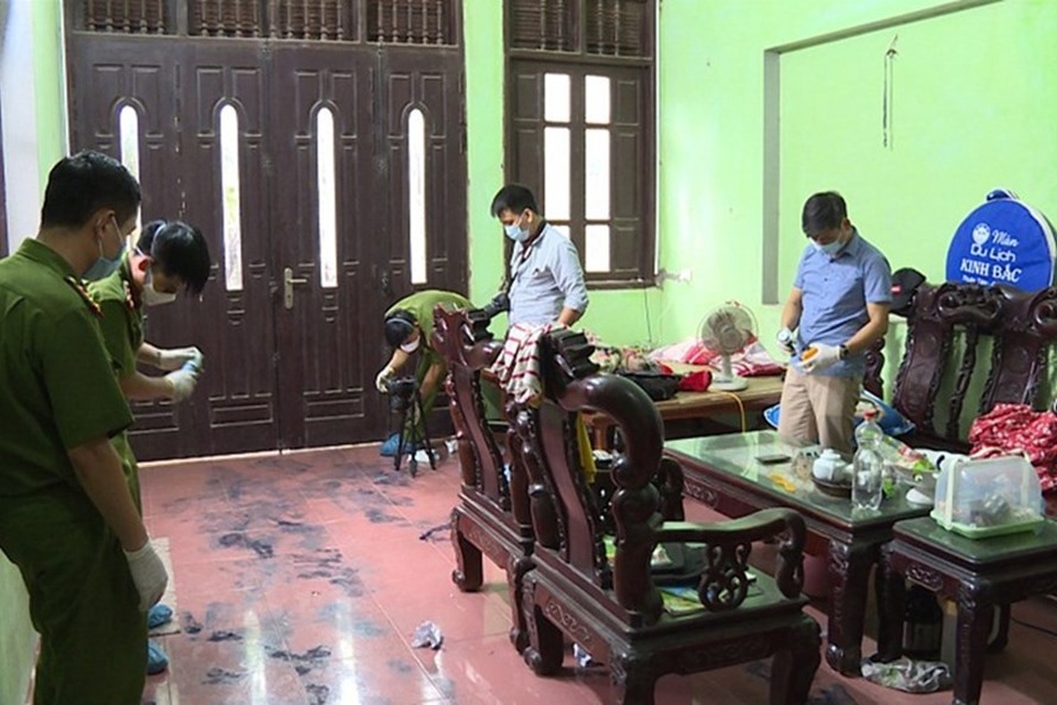 Bắt hung thủ sát hại đôi vợ chồng ở Hưng Yên - 1
Hiện trường vụ án mạng