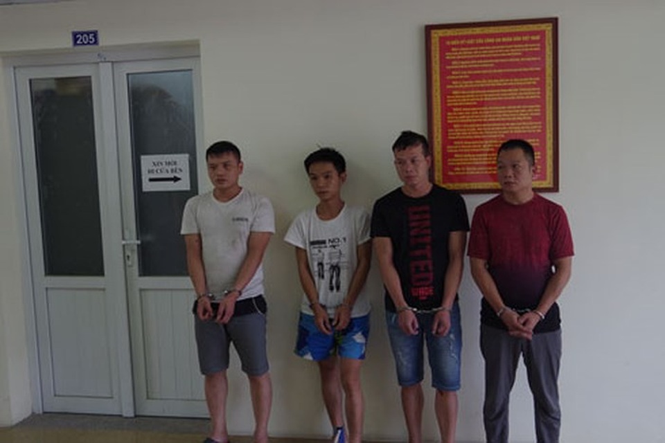 Lật tẩy ổ nhóm trộm cắp người Trung Quốc cạy phá két sắt DN quanh đường quốc lộ - 1 Nhóm đối tượng người Trung Quốc bị bắt giữ