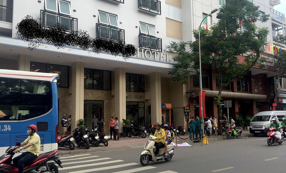 Du khách người Úc rơi từ tầng 6 khách sạn ở Sài Gòn - 1 Khách sạn nơi xảy ra vụ việc