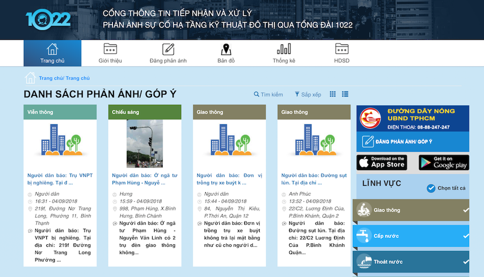 TPHCM sẽ tiếp nhận phản ánh của người dân qua Facebook? - 2 Sở Thông tin - Truyền thông muốn tích hợp phần mềm đường dây nóng của UBND TP với phần mềm hệ thống 1022