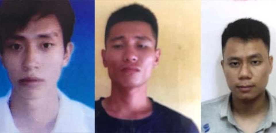 Các đối tượng bị Công an huyện Như Xuân bắt giữ