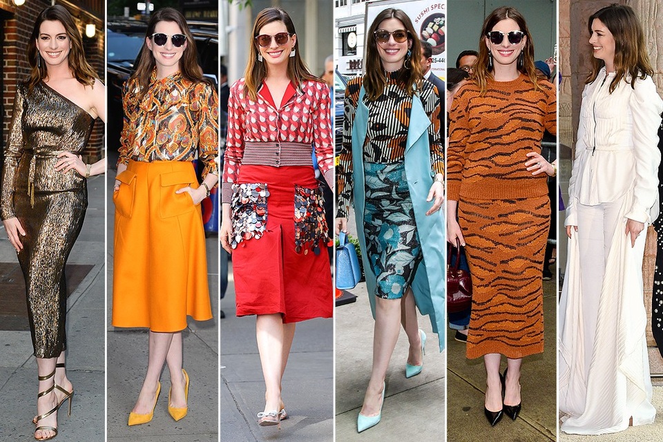 Khi người đẹp thay đồ tới chóng mặt - 10
ANNE HATHAWAY và phong cách thời trang cầu kỳ, nữ tính