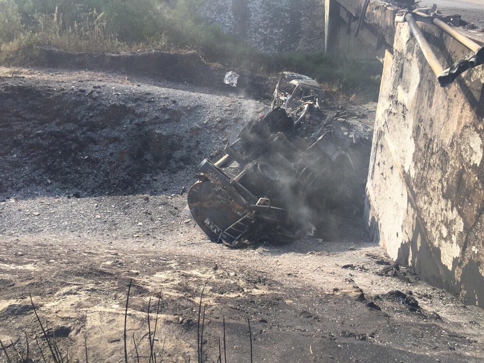 
Vị trí chiếc xe gặp nạn. (Ảnh:&nbsp;Quynh Nguyen)
