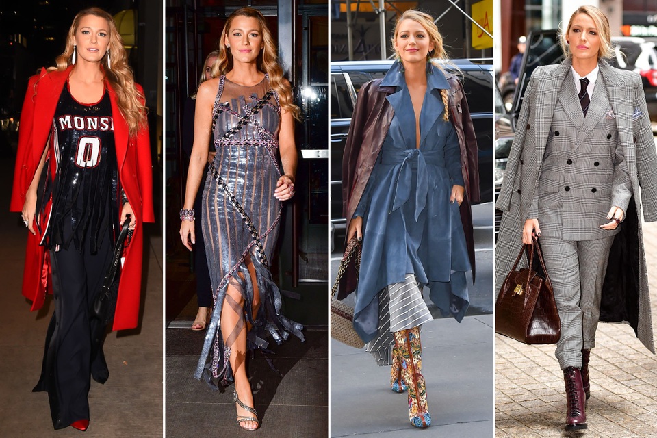 Khi người đẹp thay đồ tới chóng mặt - 2
BLAKE LIVELY thường xuyên ăn vận rất sành điệu mỗi khi đi quảng bá phim. Cô tiết lộ tự làm stylist cho chính mình. Trong 24 giờ, tốc độ thay trang phục của cô làm chóng mặt fans
