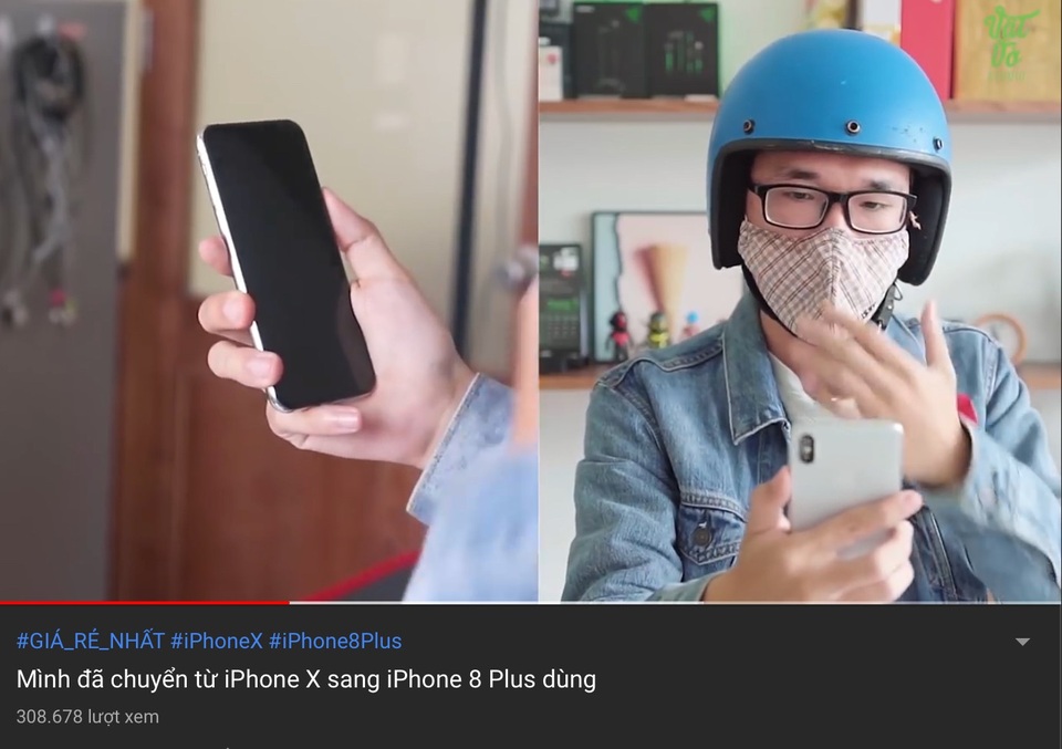2 trào lưu mới trên điện thoại Android hứa hẹn đánh bại sự thống trị của iPhone - 3 YouTuber Vinh Vật Vờ chia sẻ về những bất tiện khi dùng iPhone X, đồng thời đánh giá Face ID không thuận lợi bằng cảm biến vân tay trên iPhone 8 Plus.