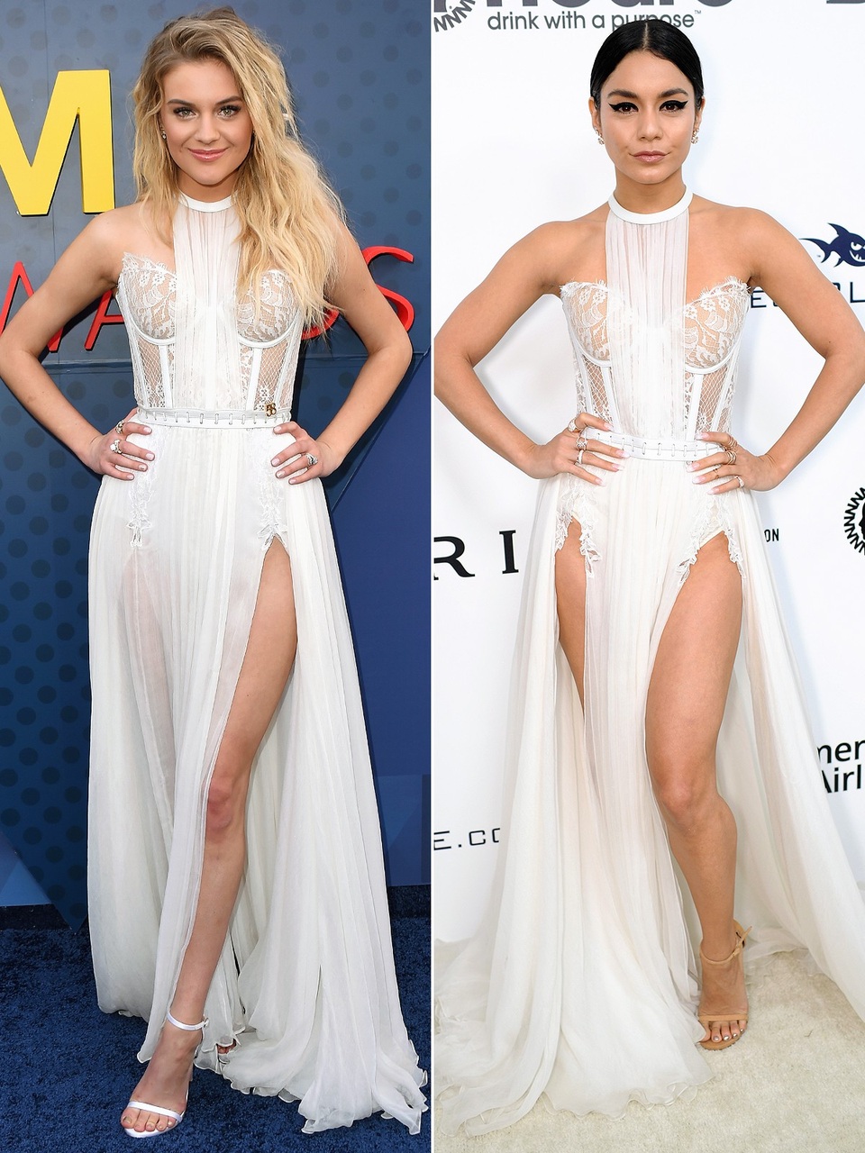 Người đẹp liên tục "đụng hàng" - 17
KELSEA BALLERINI & VANESSA HUDGENS thướt tha trong bộ váy Aadnevik