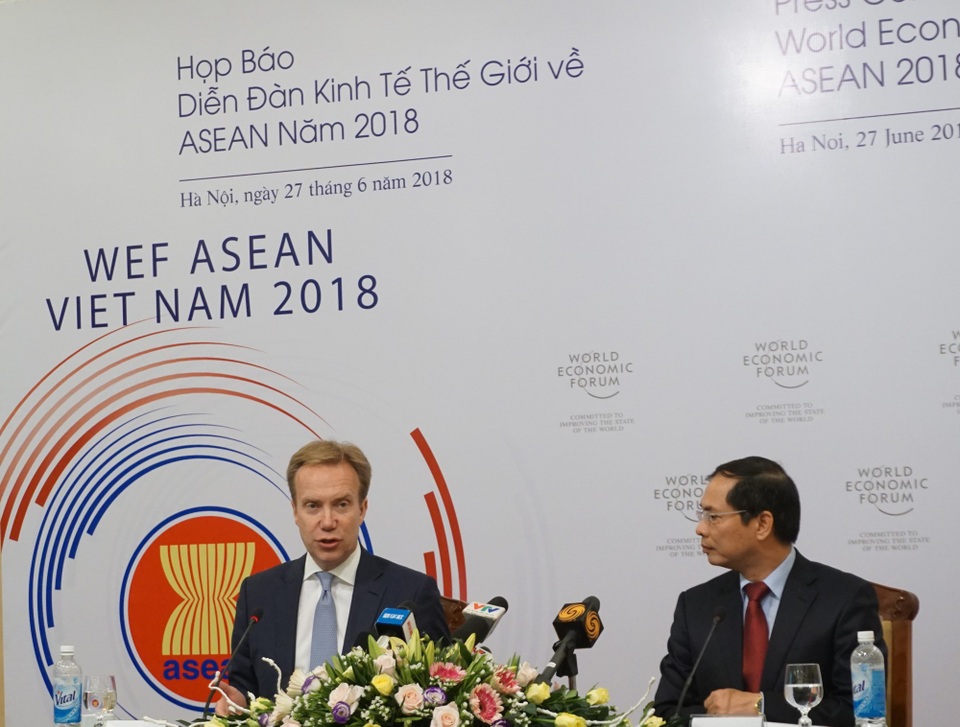 Hội nghị WEF ASEAN 2018: Cơ hội cho doanh nghiệp Việt trong kỷ nguyên CMCN 4.0 - 1 Hội nghị WEF ASEAN 2018: Cơ hội cho doanh nghiệp Việt trong kỷ nguyên CMCN 4.0 - 1