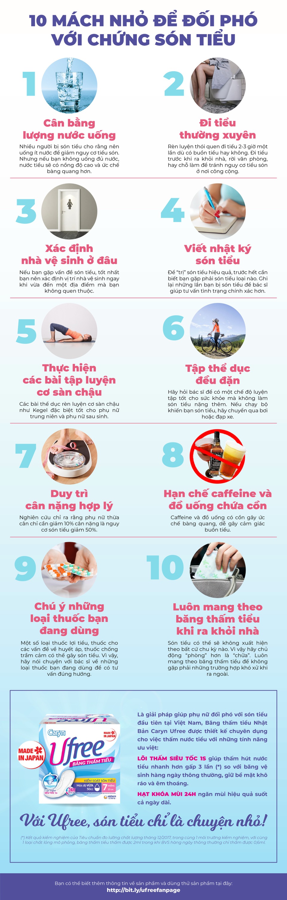 10 lời khuyên giúp phụ nữ trung niên kiểm soát tốt vấn đề són tiểu - 1