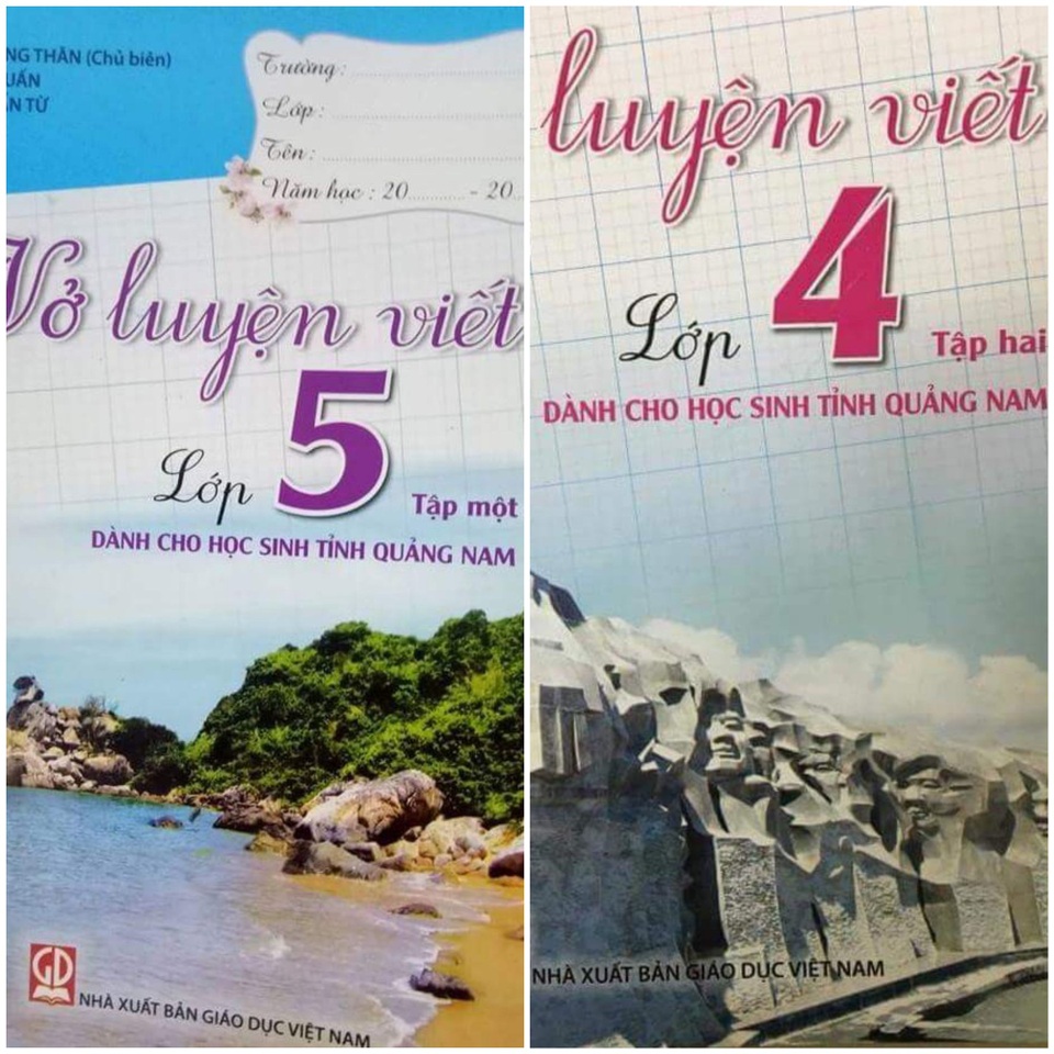 Vở luyện viết “chỉ dành cho học sinh Quảng Nam”? - 1