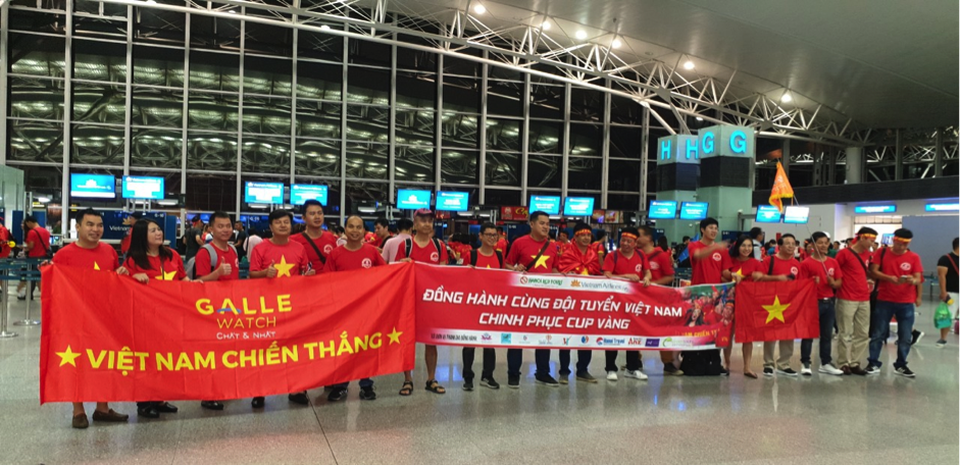 Đoàn Galle Watch sang Indonesia cổ vũ cho đội tuyển Olympic Việt Nam