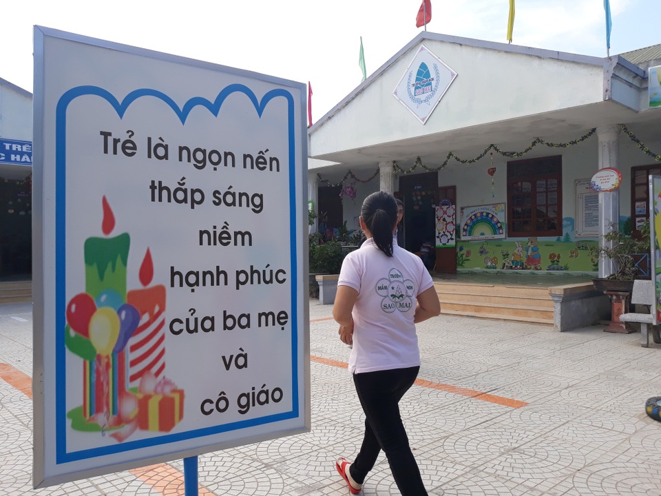 Quảng Ngãi: Kỷ luật giáo viên phản ánh bị xúc phạm vì không phá thai? - 1 Trường Mầm non Sao Mai, nơi xảy ra vụ việc.