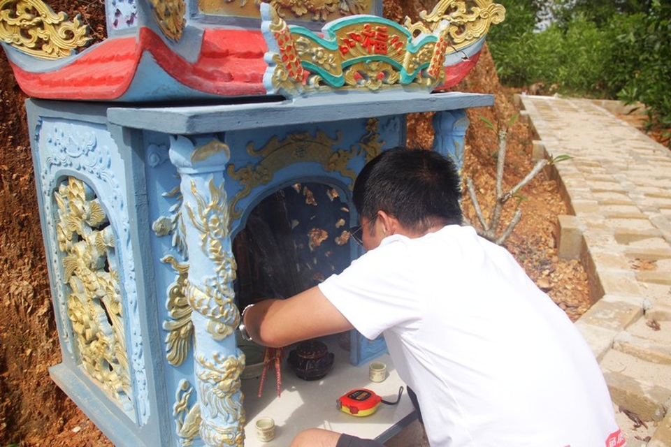 Ba chàng trai trẻ tình nguyện lập nghĩa trang chôn cất các hài nhi xấu số - 2 Khuôn viên chôn cất thai nhi, nơi các chàng trai trẻ dồn tâm sức để làm thiện nguyện