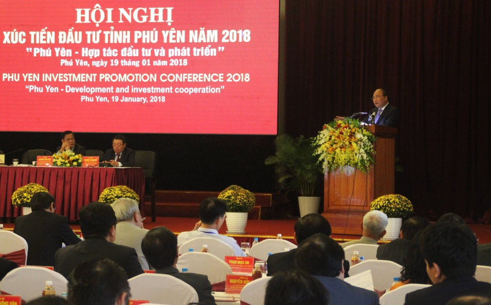 Thủ tướng kêu gọi những “sếu lớn, đại bàng lớn” đến với Phú Yên - 1 Hội nghị xúc tiến đầu tư năm 2018 của tỉnh Phú Yên