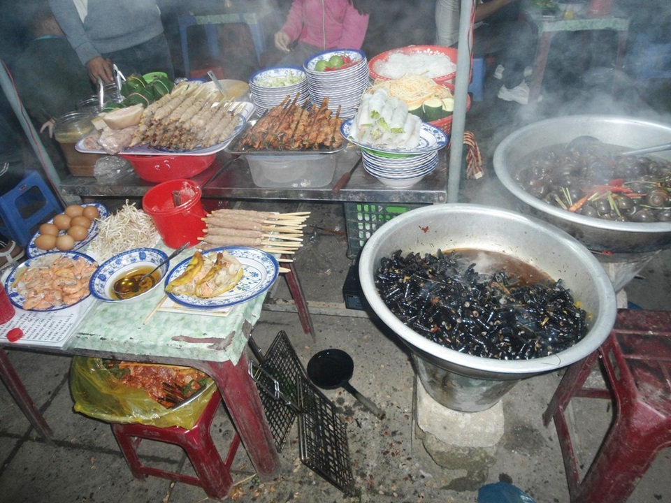 Các loại ốc, bánh khoái
