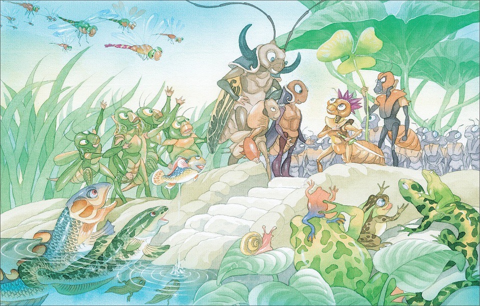 Giới thiệu triển lãm Dế mèn phiêu lưu ký - 2 Giới thiệu triển lãm Dế mèn phiêu lưu ký - 2