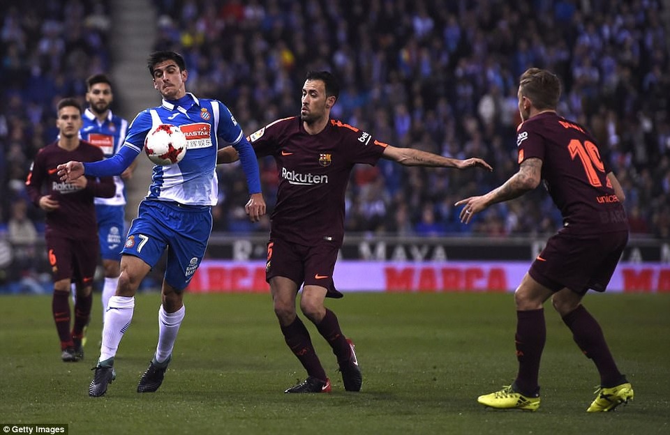Barcelona phục hận Espanyol ở trận derby Catalonia nóng bỏng? - 1
Espanyol luôn chơi đầy khó chịu khi gặp Barca ở derby Catalonia