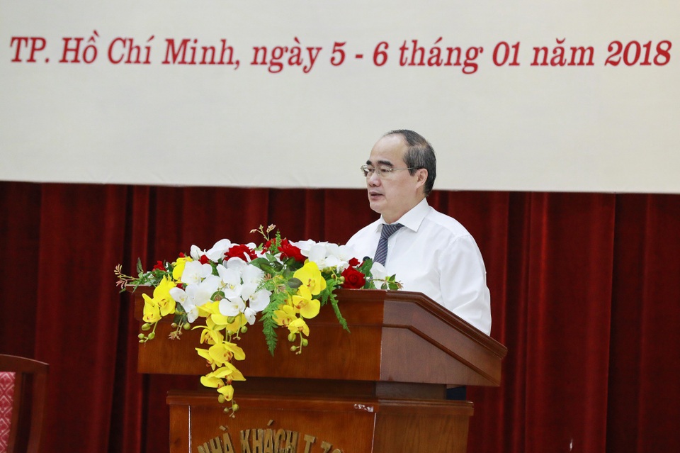 Thủ tướng: Mặt trận Tổ quốc cần tích cực tham gia kiểm soát quyền lực - 4 Bí thư Thành ủy TPHCM Nguyễn Thiện Nhân cho rằng, MTTQ phải phát huy vai trò giám sát của mình, tích cực tham gia kiểm soát quyền lực (ảnh: Quang Vinh)