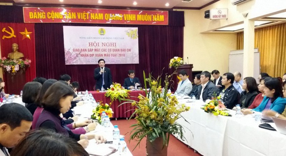 Sáng 21/1: Tuyên dương 70 chủ tịch công đoàn cơ sở xuất sắc - 1 Sáng 21/1: Tuyên dương 70 chủ tịch công đoàn cơ sở xuất sắc - 1