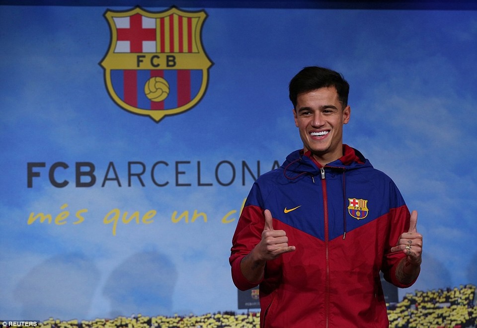 Coutinho rạng rỡ ra mắt Barcelona - 1 Coutinho rạng rỡ ra mắt Barcelona - 1