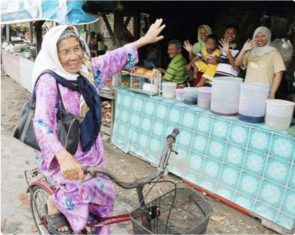 Cụ bà 99 tuổi gom tiền tranh cử nghị sĩ quốc hội Malaysia - 1 Cụ bà Maimun Yusof. (Ảnh: Antarapos)