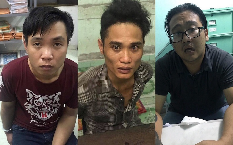 Bắt băng nhóm dàn cảnh cướp xe táo tợn ở Sài Gòn - 1 3 đối tượng tại cơ quan công an