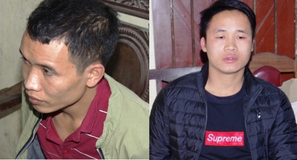 Liên tục bắt giữ nhiều vụ tàng trữ pháo nổ - 1 Đối tượng Nguyễn Văn Đoàn và Vũ Văn Bốn (ảnh: Công an Hà Nam)