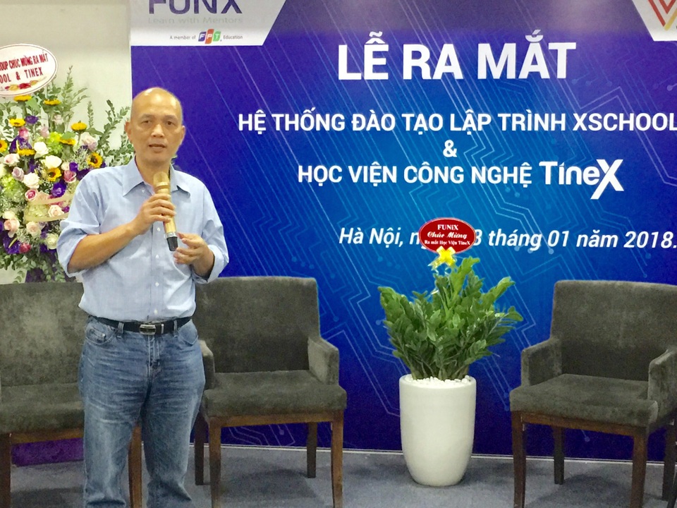 TineX - Mô hình học tập, cung cấp nguồn nhân lực cho Cách mạng 4.0 - 1
Ông Nguyễn Thành Nam – Sáng lập viên FUNiX