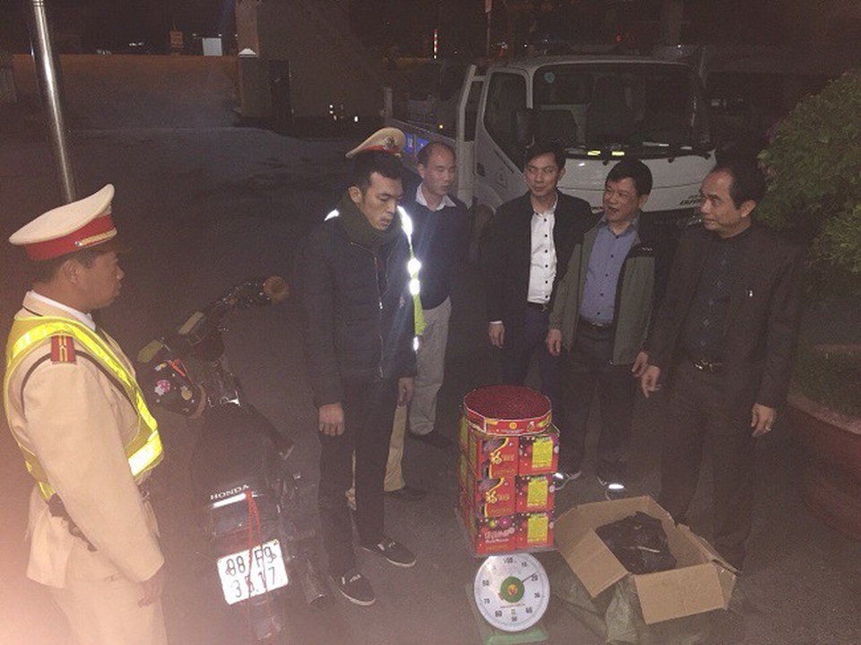 Một vụ vận chuyển pháo nổ ở Lạng Sơn bị bắt giữ mới đây