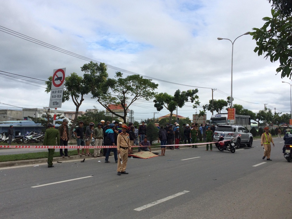 Hiện trường vụ tai nạn 