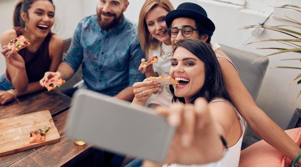 
Ảnh tự sướng nhóm.
