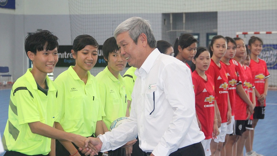 Cựu HLV Đoàn Minh Xương (ảnh: Trọng Vũ)