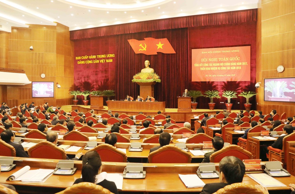 Tập trung chống tham nhũng, tích cực thanh tra lĩnh vực nhạy cảm dễ sai phạm - 1
Quang cảnh hội nghị.