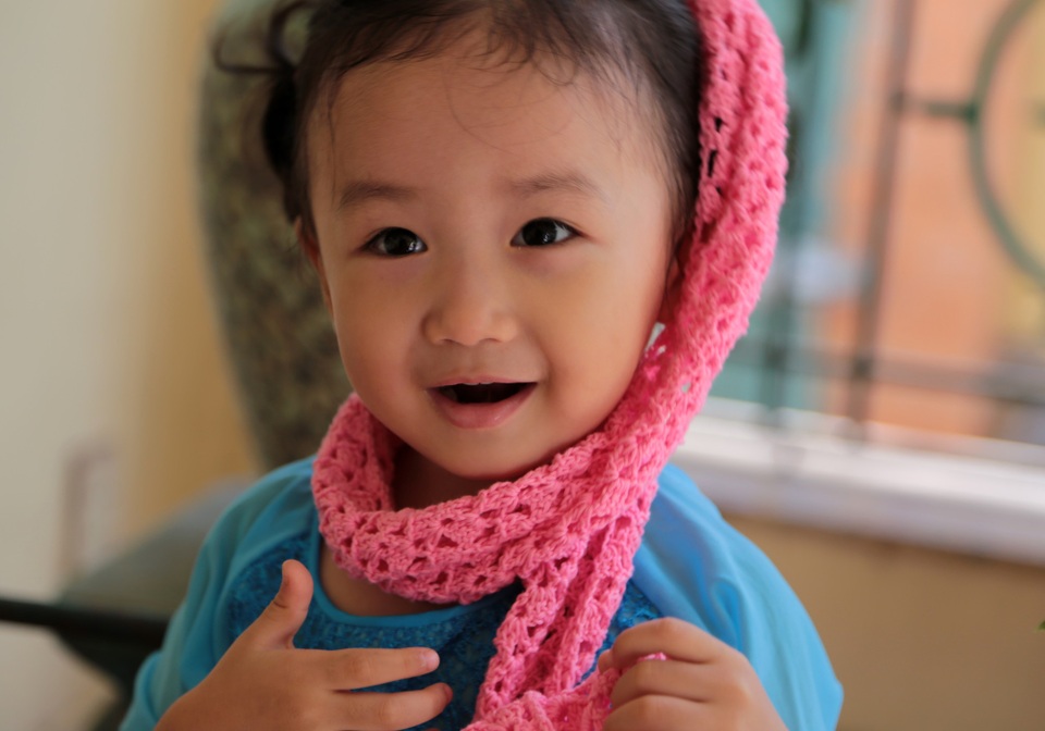 Nét cười bé gái 5 tuổi, nhìn không thể không yêu - 7 Nét cười bé gái 5 tuổi, nhìn không thể không yêu - 7