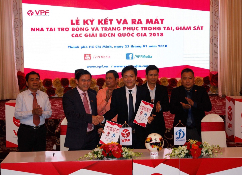 Động lực tiếp tục tài trợ cho V-League 2018 - 1 Động lực tiếp tục tài trợ cho V-League 2018 - 1
