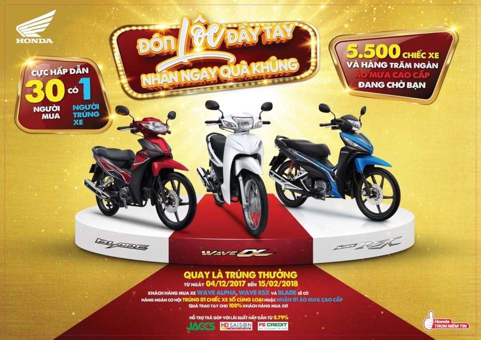 Cơ hội mua xe trúng xe với Honda Việt Nam - 1 Cơ hội mua xe trúng xe với Honda Việt Nam - 1