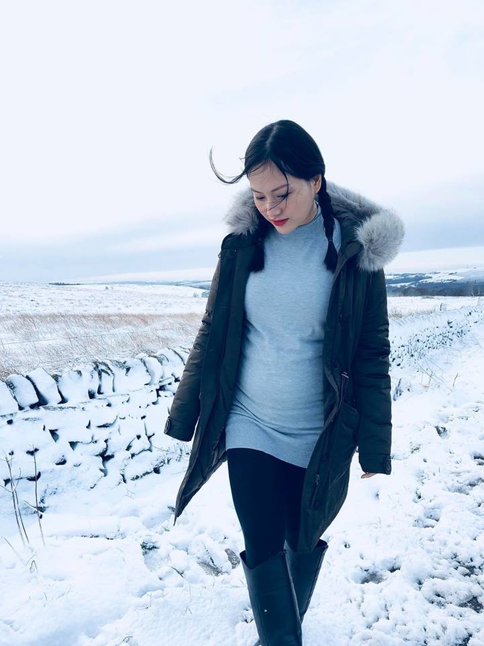 
Hiện tại Lan Phương đã có em bé được 3,5 tháng
