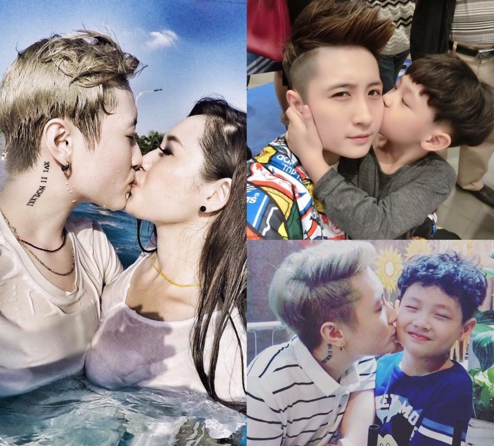 Nụ hôn ướt át của những sao Việt công khai yêu đồng giới - 3 Điều đặc, giờ đây đôi bạn trẻ cùng sống chung trong một mái nhà và cùng nuôi dạy con riêng của MC Ngọc Trang.