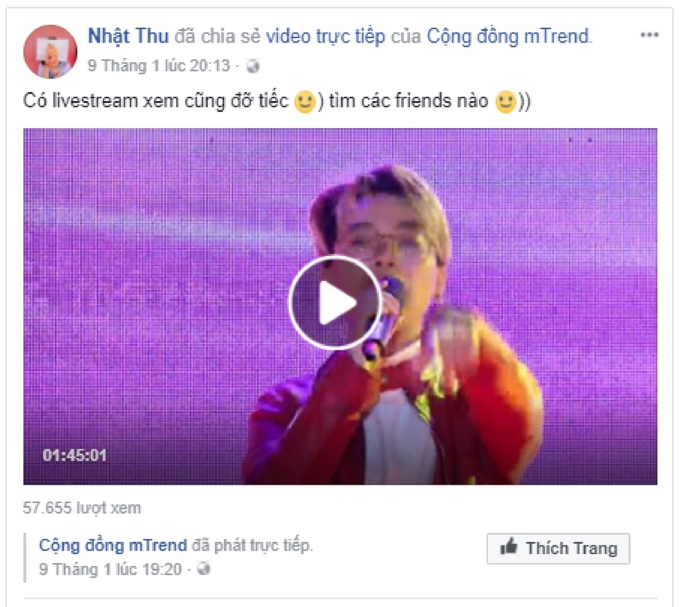MobiFone gây sốt với chuyến xe âm nhạc dành cho sinh viên - 2 Bên cạnh đó, với mong muốn mang đến những trải nghiệm “kết nối âm nhạc” trọn vẹn nhất cho các bạn trẻ trên cả nước, tại chặng dừng chân ở các thành phố như Hà Nội, Đà Nẵng, TP. Hồ Chí Minh, MobiFone Music Tour còn livestream trên Facebook và Youtube của mTrend và được đông đảo các bạn trẻ chia sẻ.
