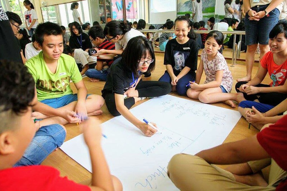 Nam sinh trường Ams lập dự án dạy học sinh về tài chính, tiền tệ - 3
Dự án giúp các em hiểu hơn về giá trị tiền tệ dựa trên những kiến thức, trò chơi phù hợp lứa tuổi