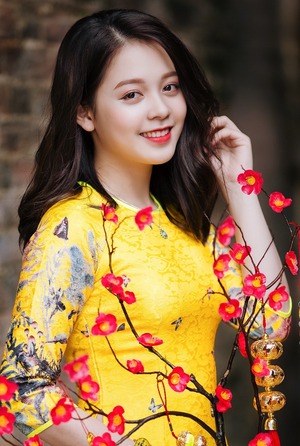 Thiếu nữ Nghệ An rạng rỡ trong bộ ảnh đón xuân - 10 Thiếu nữ Nghệ An rạng rỡ trong bộ ảnh đón xuân - 10