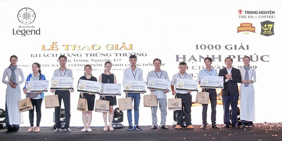 Đổi đời nhờ cà phê năng lượng - 6 Trung Nguyên, G7 mang yêu thương, hạnh phúc, cơ hổi đổi đời đến với khách hàng trong cả nước
