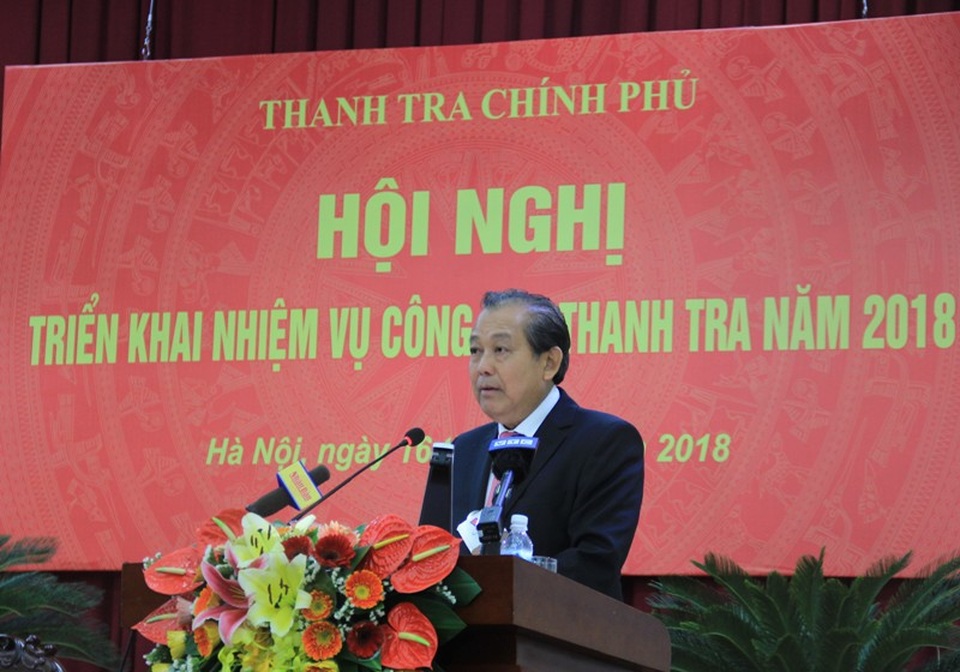 “Có trường hợp chưa dám đương đầu đấu tranh chống tham nhũng” - 1 Phó Thủ tướng Trương Hoà Bình phát biểu tại hội nghị.