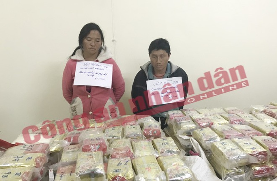 Triệt phá đường dây ma túy cực lớn, thu giữ 489 bánh heroin - 1 Hai đối tượng và tang vật