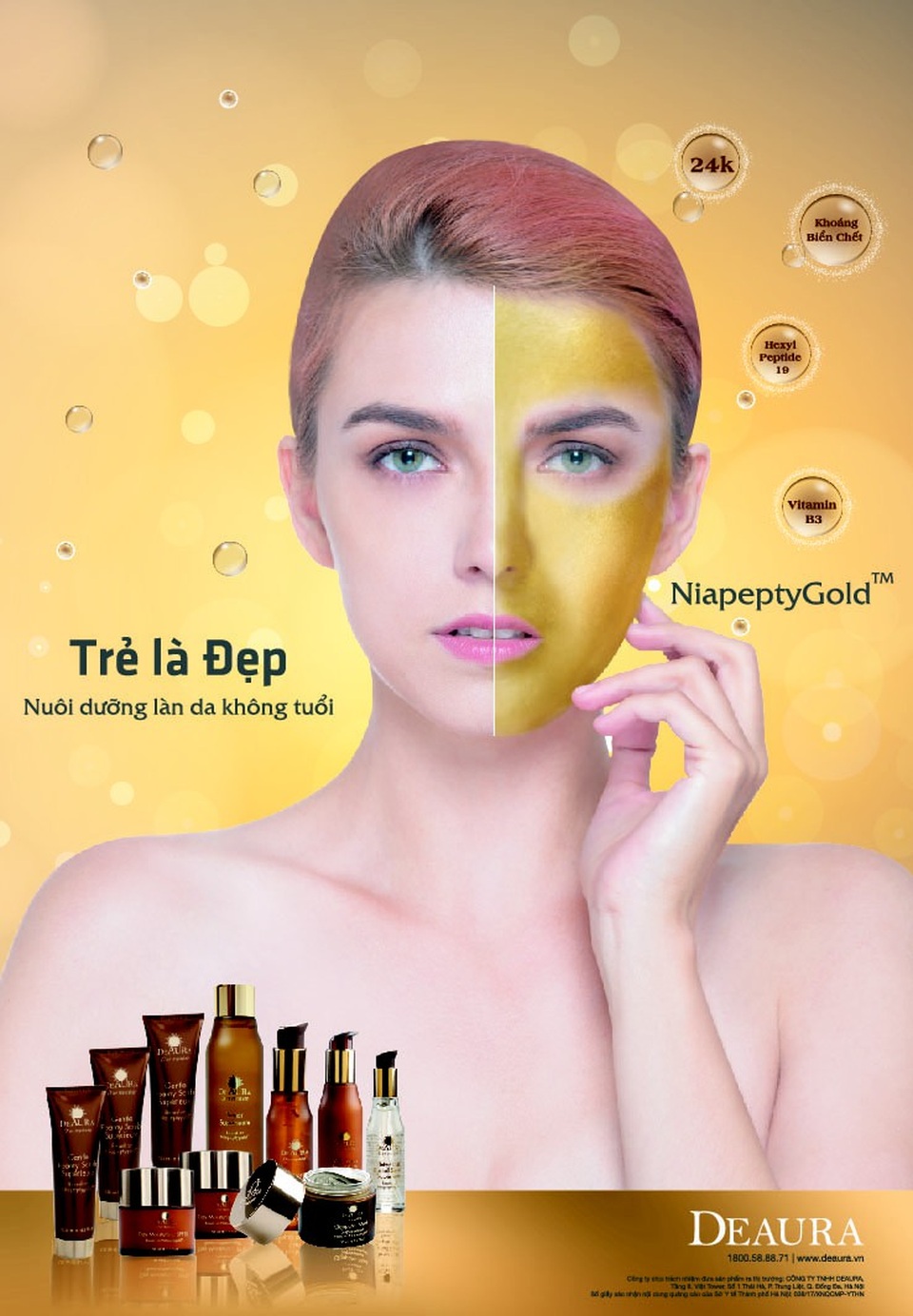 Mỹ phẩm Deaura – mang xu hướng làm đẹp thế giới cho phụ nữ Việt - 2 Bộ mỹ phẩm mang đến giải pháp toàn diện cho các vấn đề của làn da, đặc biệt là làn da lão hóa